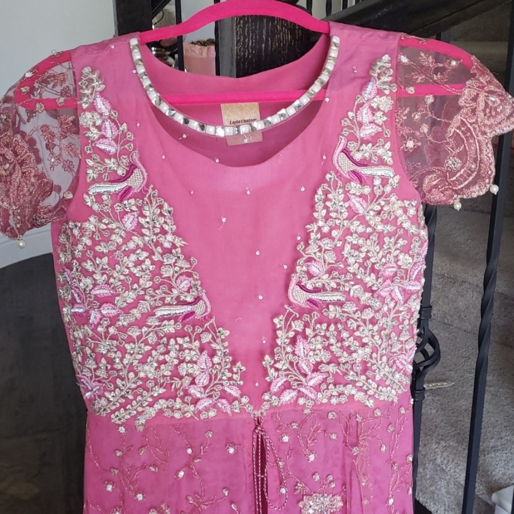 Designer Small Pakistani Indian Outfit - image 3